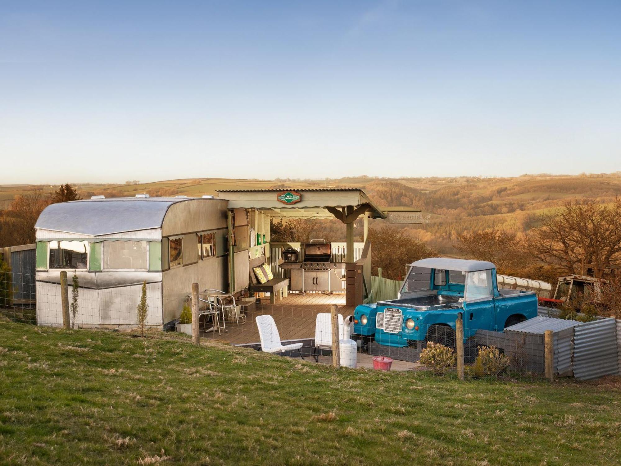 Bluebird Penthouse & Land Rover Hot Tub Villa High Bickington Dış mekan fotoğraf